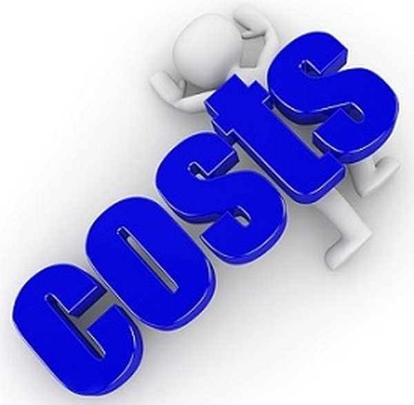 Cost item. Direct costs. Indirect costs. Indirect cost icon.